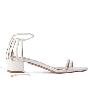Aquazzura Minimalist High-Heel Sandals - Natural