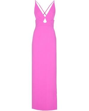 Solace London Milly Backless Dress - Pink