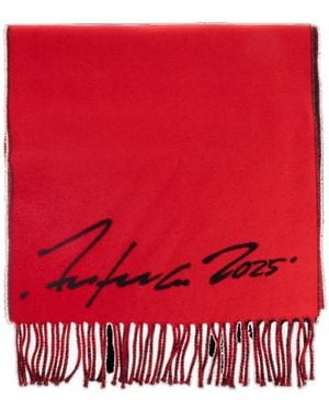 KENZO X Futura 2000' Reversible Scarf - Red