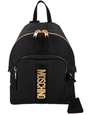 Moschino Cordura Medium Backpack - Black
