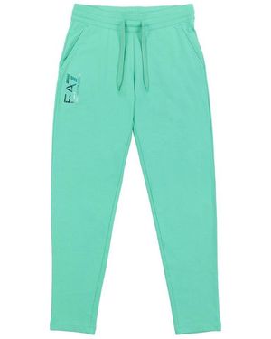 EA7 Logo Printed Joggers - Green