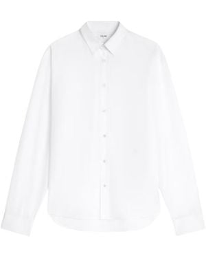 Celine Long Sleeve Shirt - White