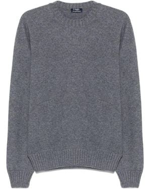 Barba Napoli Crew-Neck Jumper - Grey