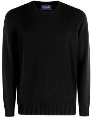 Drumohr Long-Sleeved Sweater - Black