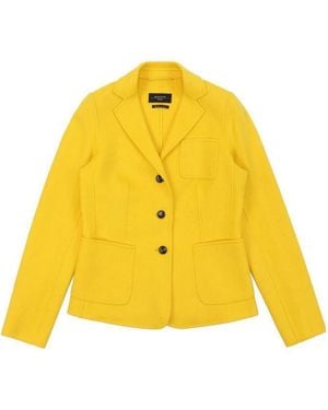 Weekend by Maxmara Lapel Suit Jacket - Yellow