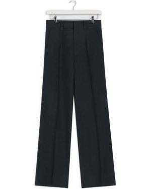 Lemaire Straight-Leg Tailored Trousers - Grey