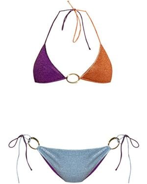 Oséree Multicolor Two-Piece Swimsuit - Blue