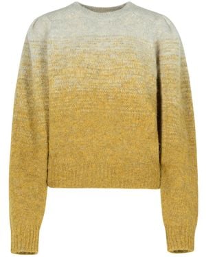 Isabel Marant Ombré Baby Alpaca-Blend Jumper - Yellow