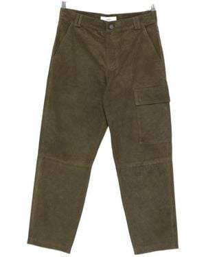 Ba&sh Workwear Casual Trousers - Green