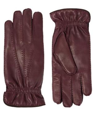 Brunello Cucinelli Leather Gloves - Purple