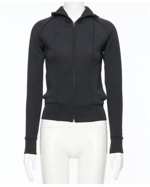Valentino Vlogo Embossed Zip-Up Hoodie - Blue
