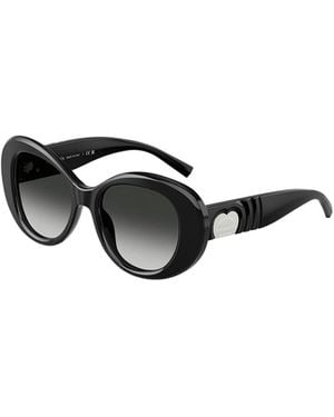 Tiffany & Co. Round Frame Sunglasses - White