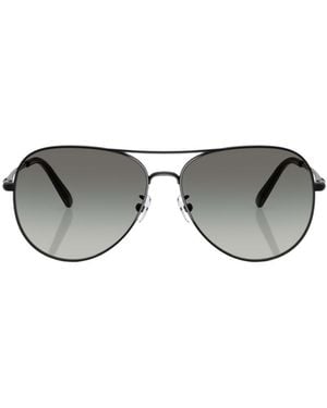 Tory Burch Geometric Sunglasses - Metallic
