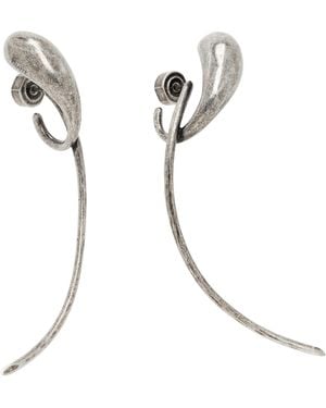 KHAITE Cyclone Earrings - White