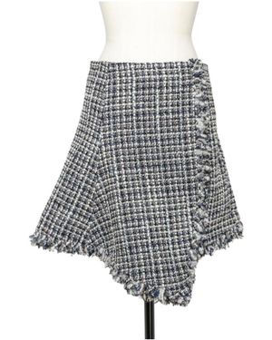 Sacai Tweed Skirt - Gray