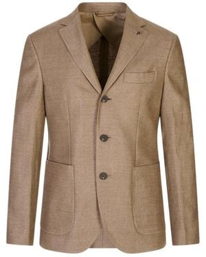 Peserico Long-Sleeve Blazer - Brown