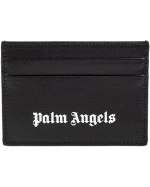 Palm Angels Classic Logo Card Holder - Black