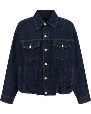 7 For All Mankind Button-Down Denim Jacket - Blue
