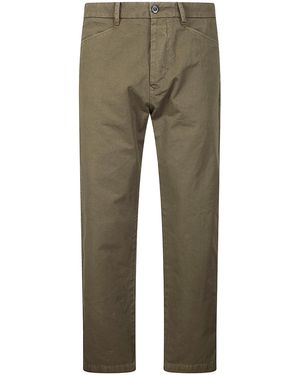 C.P. Company Straight-Leg Chino Trousers - Green