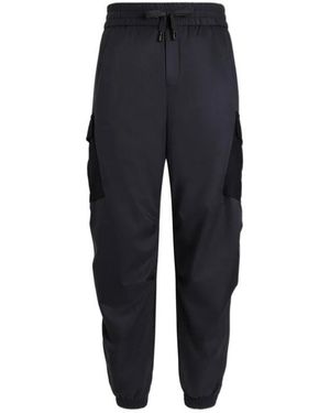 Dolce & Gabbana Drawstring-Waistband Cargo Trousers - Blue