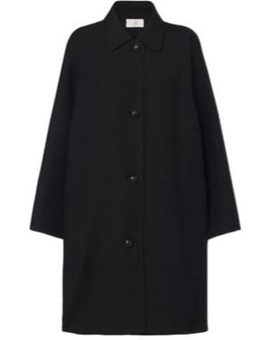 The Row Ina Wool-Blend Coat - Black