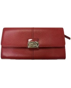 Tod's Flip Wallet - Red