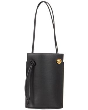Loewe Logo Shoulder Bag - Black