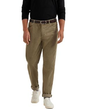 Brunello Cucinelli Belt-Loops Trousers - Green
