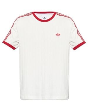 adidas Originals Logo Embrodiered Crewneck T-Shirt - White