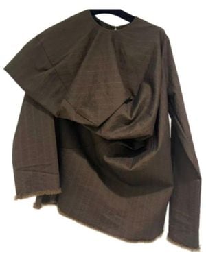 Uma Wang Asymmetric Blouse - Black
