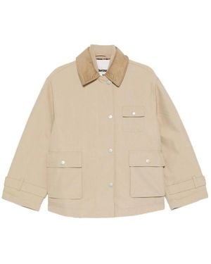 Bellerose Long-Sleeved Casual Jacket - Natural