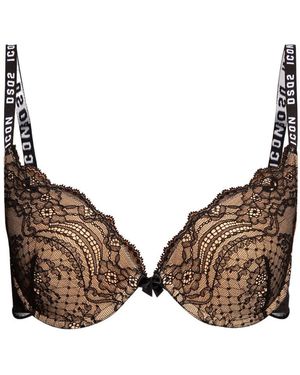 DSquared² Logo Bra - Brown