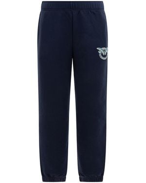 Pinko Embellished Logo Detailed Pants - Blue