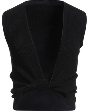 Jacquemus Two-Tone Knit Top - Black