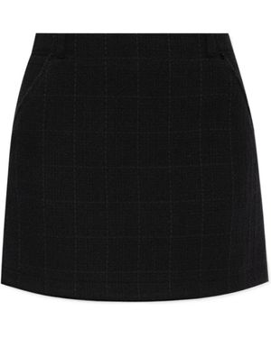 A.P.C. Tweed Mini Skirt - Black
