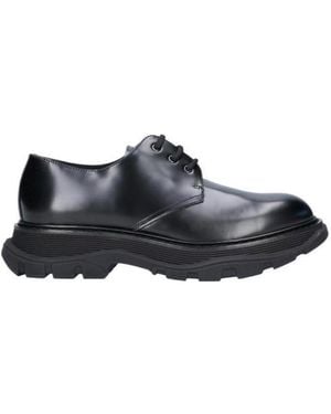 McQueen Chunky Sole Derby Shoes - Black