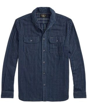 RRL Single-Breasted Shirt - Blue