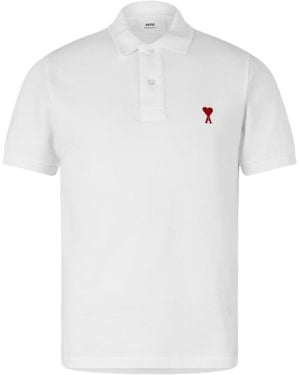 Ami Paris Adc Polo - White