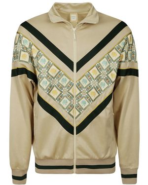 Drole de Monsieur Logo Zipper Casual Jacket - Green