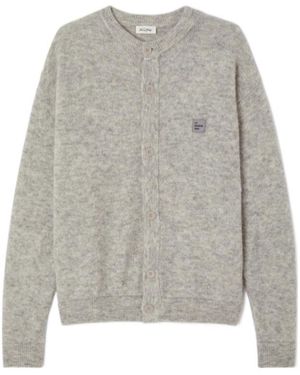 American Vintage Long-Sleeve Cardigan - Grey