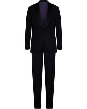 Ralph Lauren Single-Breast Two-Piece Tuxedo Suit - Black