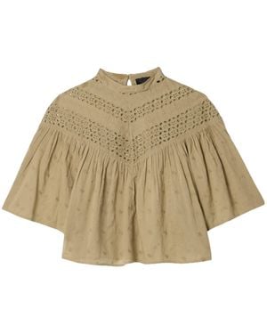 Nili Lotan Mikki Blouse - Natural
