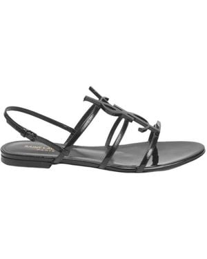 Saint Laurent Cassandra Logo Sandals - Multicolour