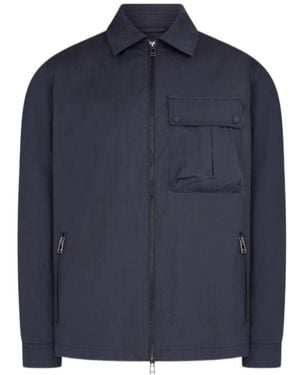 Belstaff Drome Utility Overshirt - Blue