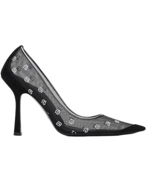 Alexander Wang All-Over Motif Embellished Court Shoes - Metallic
