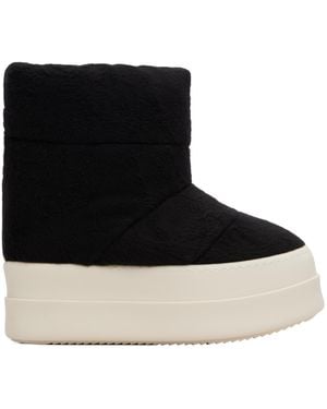 Rick Owens Concordians Mega Bumper Lunar Mid-Calf Boots - Black