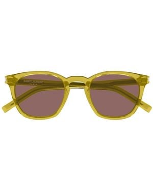 Saint Laurent Full-Frame Sunglasses - Yellow