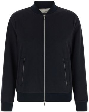 Peserico Punto Luce Zip Sweatshirt - Black