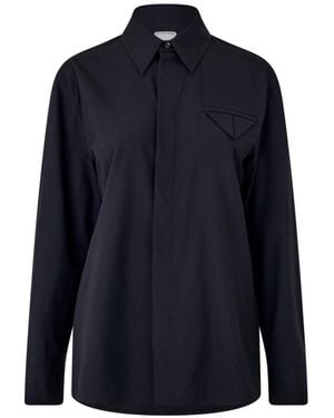 Bottega Veneta Long Sleeve Shirt - Blue