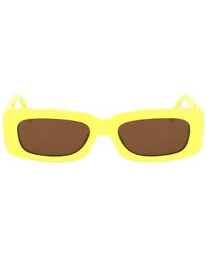 The Attico Logo Sunglasses - Yellow